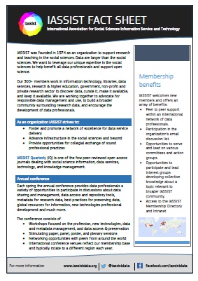 IASSIST Factsheet Thumbnail of the IASSIST Factsheet